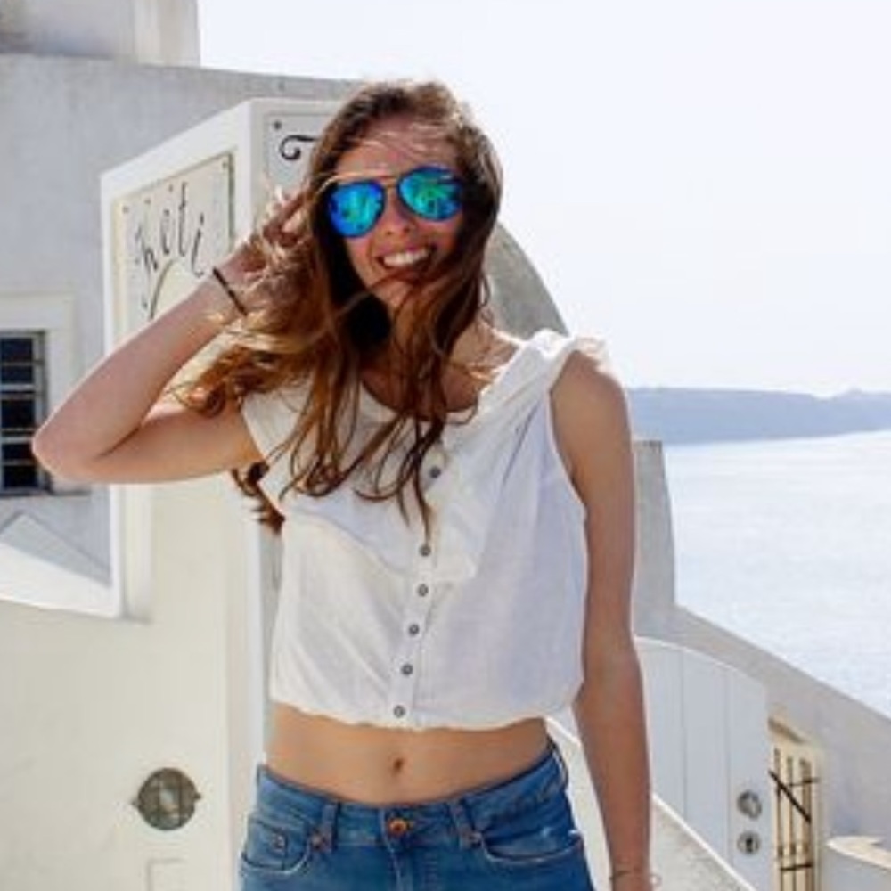 Free People White Crop Top Size Small